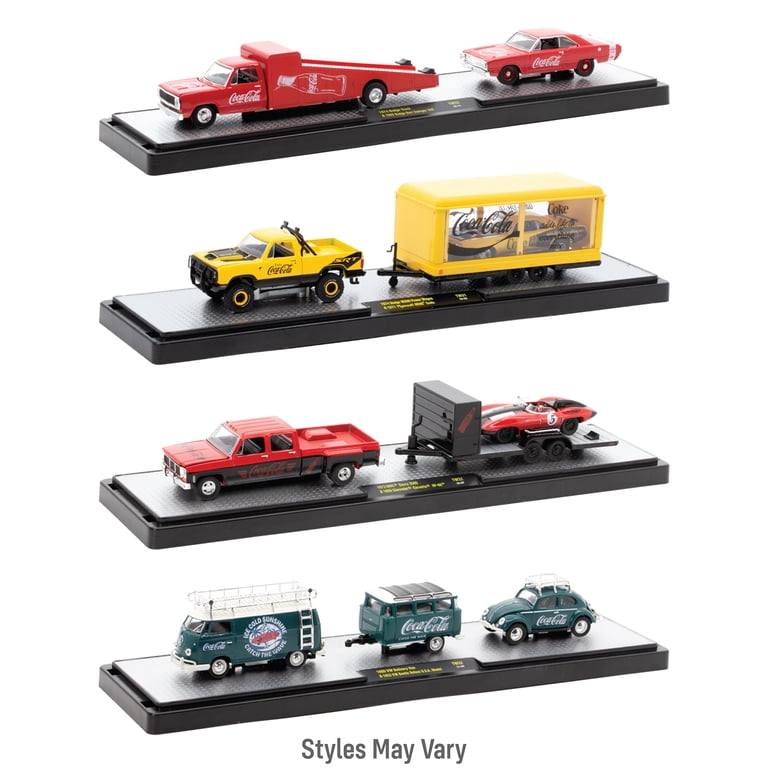 M2 Machines 56000 Coca-Cola Hauler 1:64 Scale Diecast Toy Cars