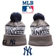 thumbnail image 4 of Mlb New York Yankees Gorro Unisex gorras de invierno sombreros mantener caliente de punto sombrero bordado Top deporte gorra, 4 of 4