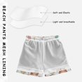 thumbnail image 5 of Kids' Beach Pants Comfortable Swim Trunks Capybara Wearing Party Hat Shorts for Pool Vacation and Lounge Wear Small, 5 of 8