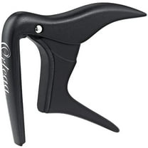 Ortega Guitars Flat Capo for Guitar & Bass, Satin Black