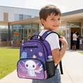 thumbnail image 3 of KUIFORTI White Axolotl Toddler Backpack Girls Kids School Bag with Front Pockets Adjustable Straps Durable for Preschool Kindergarten Back to School Essentials Gifts, 3 of 7