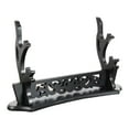 thumbnail image 2 of Solid Wood Samurai Stand Desktop Bracket Support Rack for Wakizashi Tanto Black 2 Layers, 2 of 3