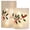 Set of 2, variant on Lillian Vernon LED Glass Pillar with Cardinal, Flameless Candle Lantern, Holiday Decorations, Glass, Small, 3.5 x 5 inches Tall