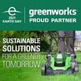 thumbnail image 3 of Greenworks 48V (2x24V) 17" Battery Push Mower + 2 x 24V 4Ah Batteries & Dual Port Charger 2526302, 3 of 13