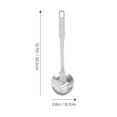thumbnail image 2 of BESTONZON Portable Slotted Spoon Stainless Steel Slotted Utensil Household Serving Utensil, 2 of 6