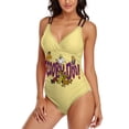 thumbnail image 2 of Scooby Doo Women's One Piece Swimsuits Tummy Control Bathing Suits V Neck Double Straps Swimwear Slimming M, 2 of 8