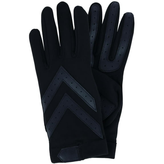 Isotoner Touchscreen Shortie Chevron Driving Winter Glove (Women)