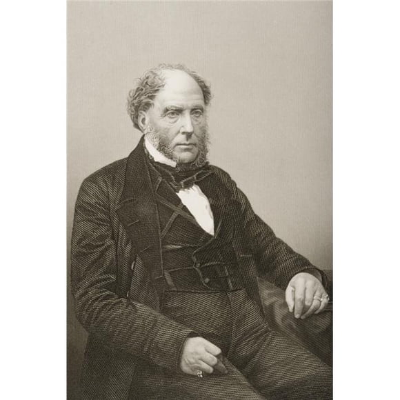 Posterazzi DPI1860428LARGE Sir Archibald Alison 1792-1867. English Historian. Engraved by D. J. Pound From A Poster Print, 24 x 36
