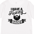 thumbnail image 4 of Inktastic I Have a Fuzzy Daddy Beard Boys or Girls Long Sleeve Toddler T-Shirt, 4 of 5