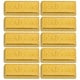 thumbnail image 1 of 10 piezas de mini lingotes de oro para casa de muñecas, modelo de mini ladrillo de oro falso, lingotes de oro en miniatura, 1 of 6