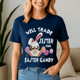 thumbnail image 5 of Bunny Eat Chocolate Eggs Will Trade Sister For Easter Candy Shirt, He is Rizzin,Easter Day Shirt, Happy Easter Day, Bunny Cute Tee,Jesus Easter TShirt, 5 of 5