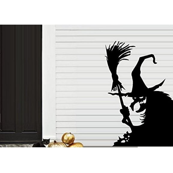 HALLOWEEN DECOR ~ Wicked Witch #12 LRG~ Halloween WALL or Window Decal 20" X 30" LARGE : THESE ARE NOT WINDOW CLINGS