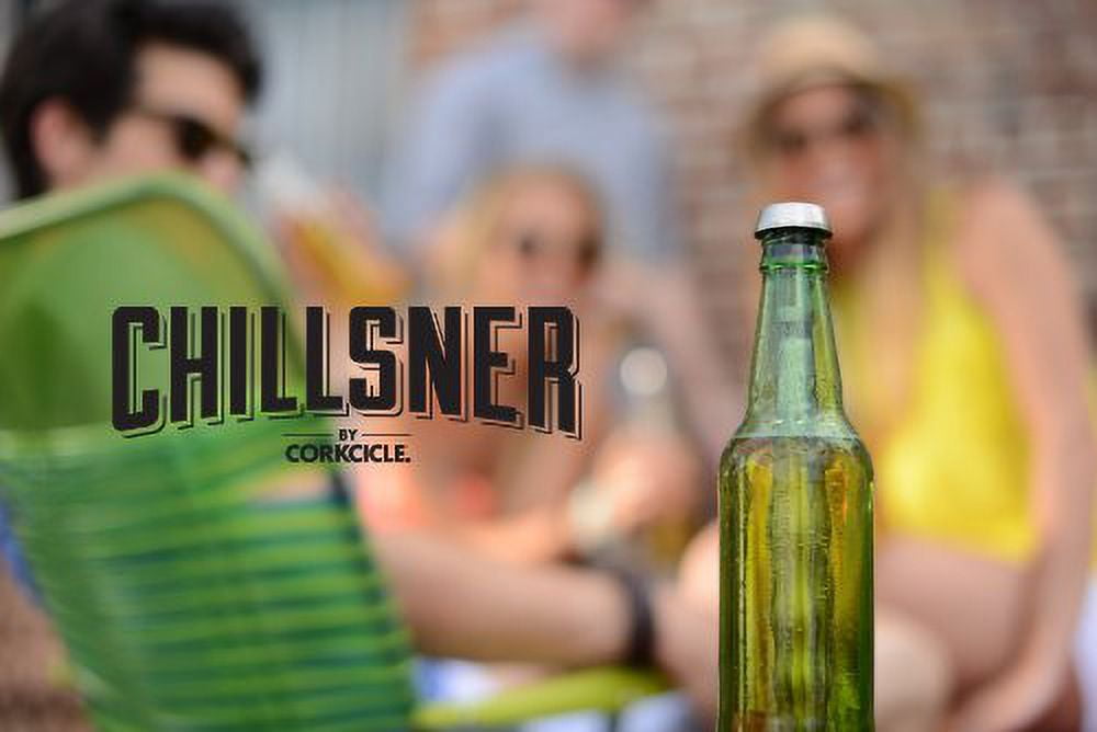 Corkcicle Chillsner Beer Chiller, Silver, 1-Pack