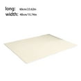 thumbnail image 3 of ZheElen 2Pcs Bedroom Carpet Polyester Solid Color Living Room Area Rug Floor Mat White, 3 of 6