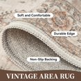 thumbnail image 4 of 3D Boho Area Rug for Living Room Machine Washable Rug Non Slip Carpet Soft Living Room Rug Room Decor Rugs for Bedroom  Kids Playroom, 4 of 7