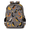 Black, variant on Day of the Dead Travel Backpack for Adults, Multi-Functional Casual Daypack with Adjustable Shoulder Straps, Helloween Flower Skull Laptop Bag for Work Outdoor