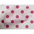 thumbnail image 4 of oneOone Cotton Cambric Pink Fabric Polka Dots Dots Quilting Supplies Print Sewing Fabric By The Yard 56 Inch Wide, 4 of 4