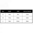 thumbnail image 2 of WIFKLSIIPG Gants de Natation en Silicone Palmes de Natation Paume Doigt Gants Webbed, 2 of 4