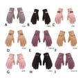 thumbnail image 3 of Jumpingount 1 par de guantes de invierno para mujer, manoplas de pantalla táctil para ciclismo, manopla portátil para mujer, calentador de manos, ropa guantes y mitones Tipo 2 Rosa Jumpingount AP013178-07, 3 of 6