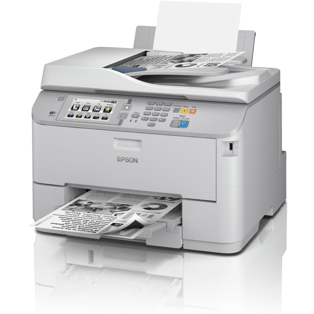Epson Workforce Pro Wf-m5694 Inkjet Multifunction Printer Monochrome Plain Paper Print Desktop Copier fax printer... by Epson