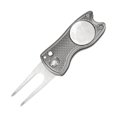 thumbnail image 4 of Golf Pitch Divot Repair Switchblade Ball Marker Golf Divot Groove Cleaner Gray, 4 of 9