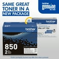 thumbnail image 4 of Brother Genuine High-yield Black Printer Toner Cartridges, TN8502PK, 4 of 10