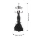 thumbnail image 2 of unbranded Para Negro Multiusos Con Espacio Para Collares, Aretes Y, 2 of 7