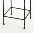 thumbnail image 4 of Benjara Scrolled Metal Frame Plant Stand with Square Top, Large, Black, 4 of 5