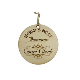 Worlds most Awesome Clerk - Ornament Worlds most Awesome Clerk - Ornament
