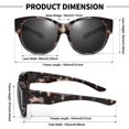 thumbnail image 4 of Gafas de Sol URUMQI Polarizadas UV400 para Mujeres que se Ajustan sobre Lentes (es_CO), 4 of 6