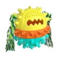 thumbnail image 2 of Masticable Juguete Divertido Tough Fuerte Cachorro Mascotas Tug War Jugar Amarillo anaranjado azul Yuyangstore mastica pelota, 2 of 8