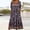 Navy, variant on Zorckvet with Pockets Dresses for Women Flowy Dressy Loose Crewneck Fashion Womens Dress Floral Print
