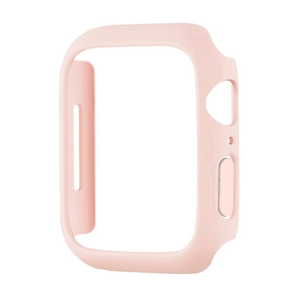 Adecuado para carcasa protectora de Apple Watch, paquete de medio marco de PC, funda protectora hueca para iWatch