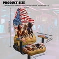 thumbnail image 7 of KUIFORTI Black Horse Gaming Chair Covers Slipcovers with Armrest Covers Dust Protection Durable Computer Chair Slipcover Set Universal Fit Gaming Chairs Protector, 7 of 7