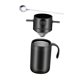 thumbnail image 5 of Cafetera de goteo manual con aislamiento térmico, cafetera de acero inoxidable. negro, 5 of 9