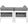 thumbnail image 3 of Meridian Furniture Nizuc Grey Outdoor Patio Modular Sofa, 3 of 9