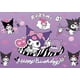 thumbnail image 3 of Telones de fondo para fiesta temática de Sanrio Kuromi, decoración de feliz cumpleaños para niñas y niños, fondo de fotografía, pancarta de utilería personalizada para baby shower, 3 of 5