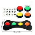 thumbnail image 2 of Interactive Pet Training Buttons Set with Recordable Voice for Enhanced Cat and Dog Communication, 2 of 4
