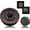 Black-red, variant on G20 Roulette Dice Spinner for DND Dice Set, 7-in-1 Dragon Metallic D&D Dice with Gift Case for Dungeons and Dragon Game, RPG Role Playing Table Game Gifts (Black-red)