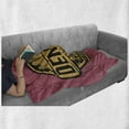 thumbnail image 6 of Colorado Soft Flannel Fleece Blanket, United States of America Denver Grunge Pattern National City Theme, Cozy Plush for Indoor and Outdoor Use, 50" x 70", Mustard Black Dried Rose, by Ambesonne, 6 of 6