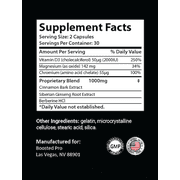 Boosted PRO Blood Flow Capsules, Maximum Strength, Boosted PRO Male Supplement Pills (1 Pack)