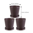 thumbnail image 2 of 3 Sets Resin Planters Garden Flowers Pots Simple Plant Pots Succulents Pots, 2 of 8