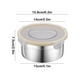 thumbnail image 3 of Recipiente De Acero Inoxidable Para Alimentos, Tapa Hermética, Organizador De Cocina Rectangular Para Almacenamiento De Comidas, Color Plata, 3 of 7