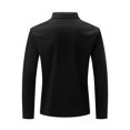 thumbnail image 5 of Afdoent Mens Polo Shirts Long Sleeve Color Block Lapel Quarter Zip Shirt Classic Casual Holiday Shirts Tops For Business Comfy, 5 of 5