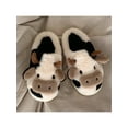 thumbnail image 3 of Women Fuzzy Plush Animal Slippers Winter Warm Cozy House Slippers Soft Thick Sole Indoor Outdoor Shoes, 3 of 10