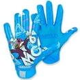 thumbnail image 2 of Battle Sports Adult Money Man 2.0 Football Receiver Gloves - Small - Neon Blue, 2 of 3