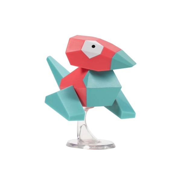 Pokemon Battle Figure 3 Pack - Features 2-Inch Chimchar and Ralts and 3-Inch Porygon with Stand Battle Figures