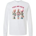 thumbnail image 3 of Inktastic Y'all Are Nuts Holiday Nutcrackers Long Sleeve T-Shirt, 3 of 5