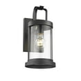 thumbnail image 3 of Lighting KASH Transitional 1 Light Textured Black Outdoor Wall Sconce 15" Tall, 3 of 6