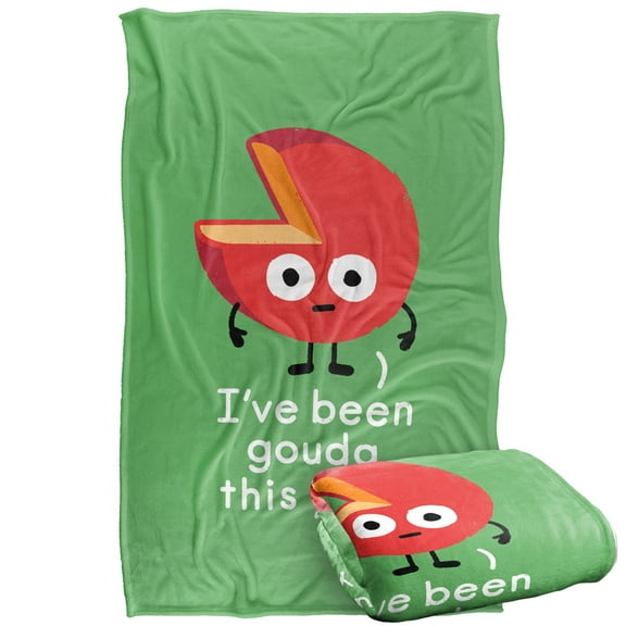 bCreative - David Olenick Blanket, 36'x58' Infactive Been Grate Silky Touch Super Soft Throw Blanket